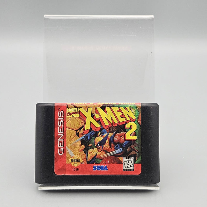 X-Men 2 In Clone Wars Sega Genesis Game Cartridge Only Refurbished Good