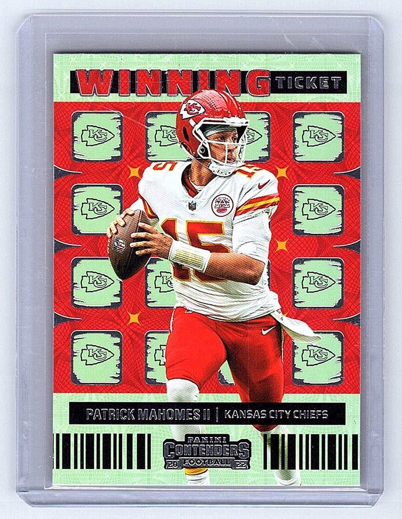 2022 Panini Contenders - Winning Ticket #WT-PMA Patrick Mahomes II
