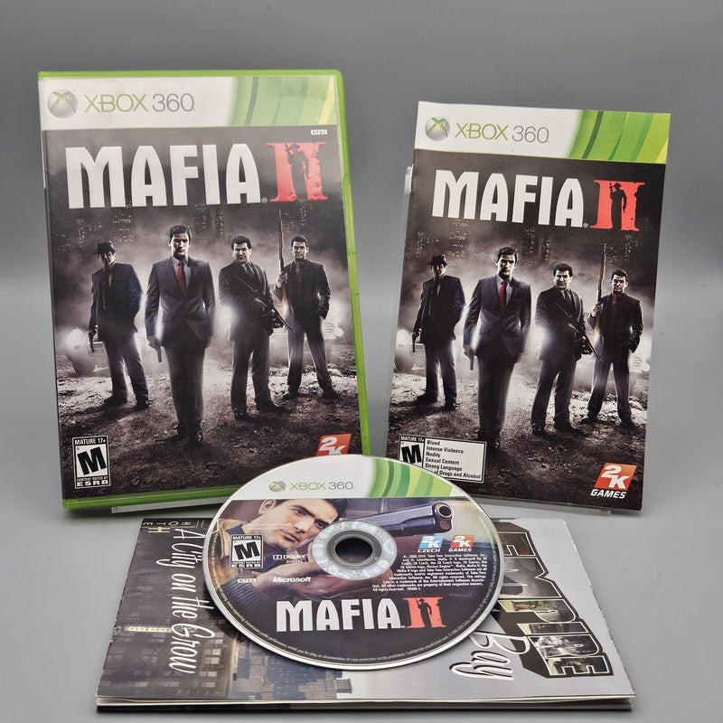 Mafia II 2 Xbox 360 + Poster Complete Refurbished Excellent