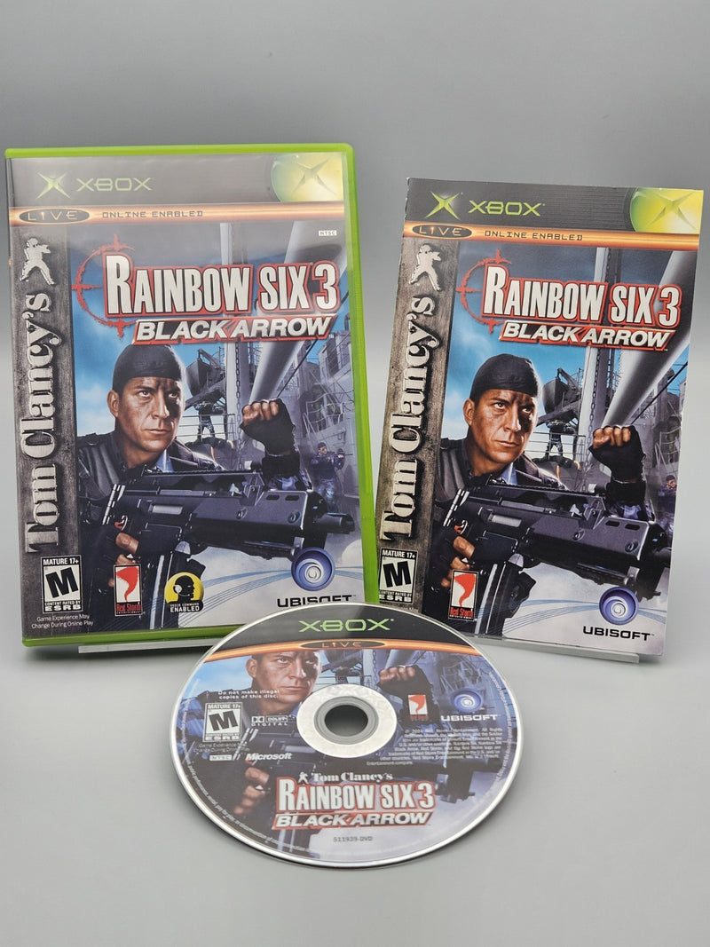 Tom Clancy's Rainbow Six 3: Black Arrow  Xbox CIB Tested Refurbished