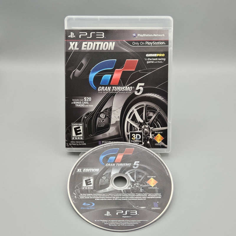 Gran Turismo 5 XL Edition PS3 PlayStation 3 No Manual Refurbished Very Good