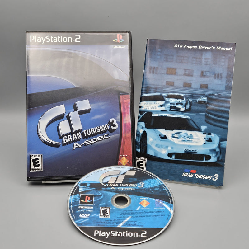 Gran Turismo 3 A-spec PS2 PlayStation 2 Complete Refurbished Excellent