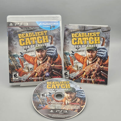 Deadliest Catch Sea of Chaos PS3 PlayStation 3 Complete Refurbished Excellent