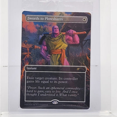 Thanos MTG Swords to Plowshares P 0001 Sealed Promo 2026 PSA Magazine Sealed