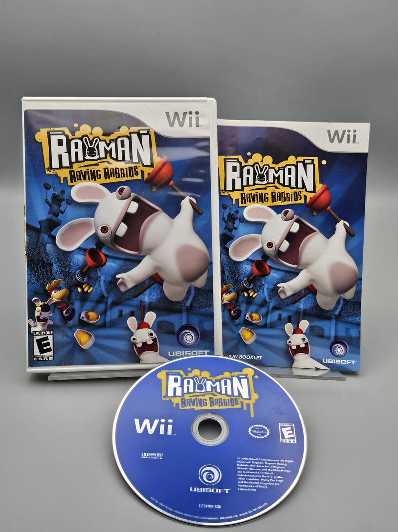 Rayman Raving Rabbids Nintendo Wii CIB Tested Refurbished Very Good