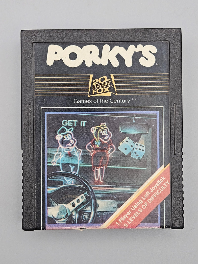 Porky's Atari 2600 Cart Only Tested