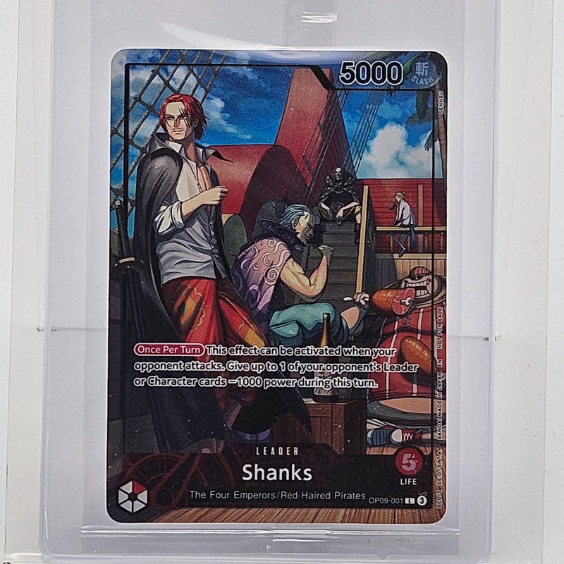 Shanks OP09-001 One Piece Promotion Cards Foil 2025 PSA Magazine Promo Sealed