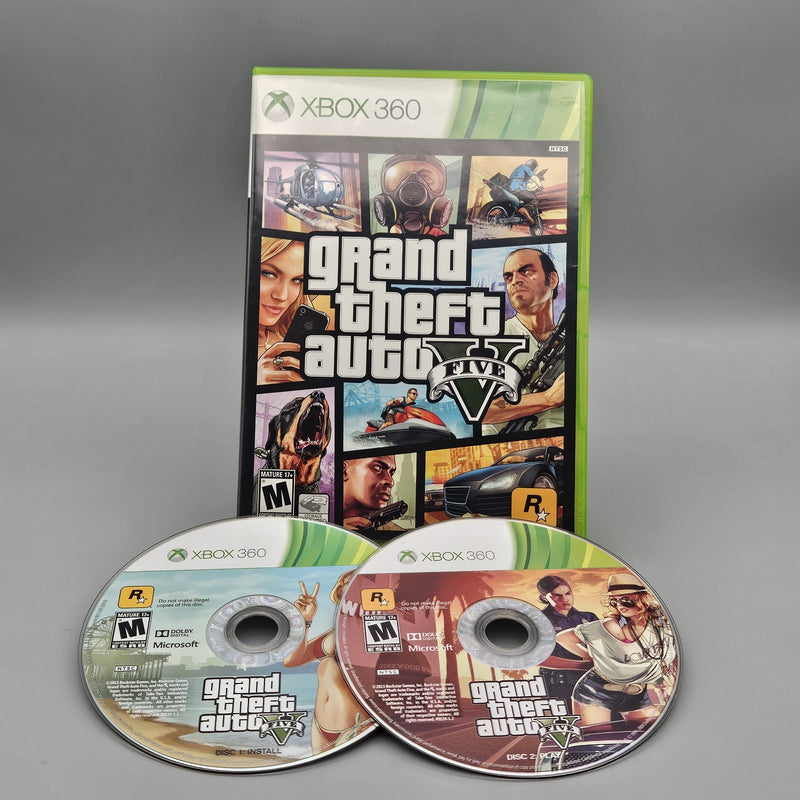 Grand Theft Auto V 5 Xbox 360 No Manual Refurbished Very Good
