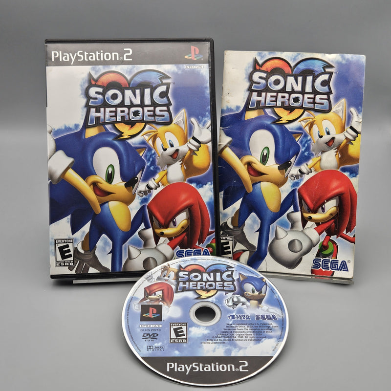 Sonic Heroes PS2 PlayStation 2 Complete CIB Black Label Refurbished Very Good