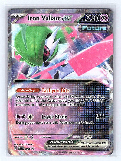 Pokemon TCG SV04: Paradox Rift #089/182 Iron Valiant ex NM