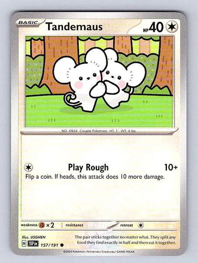 Tandemaus 157/191 Surging Sparks Common MP Pokemon TCG