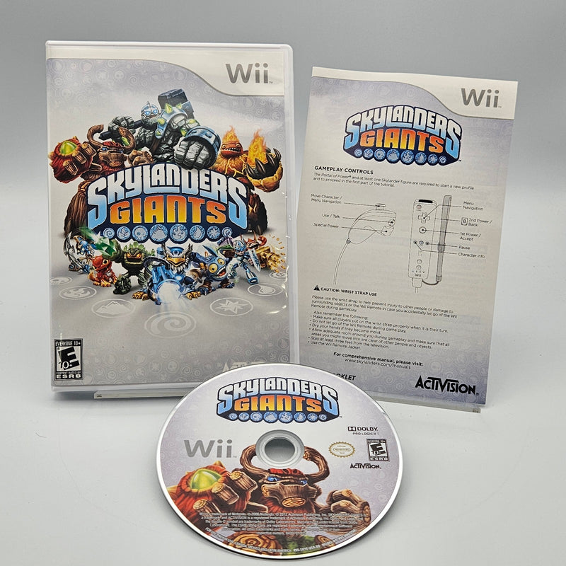 Skylanders Giants Nintendo Wii CIB Complete Refurbished Excellent