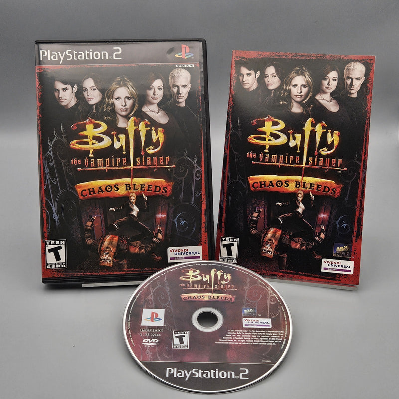 Buffy the Vampire Slayer: Chaos Bleeds PlayStation 2 PS2 Complete CIB Excellent