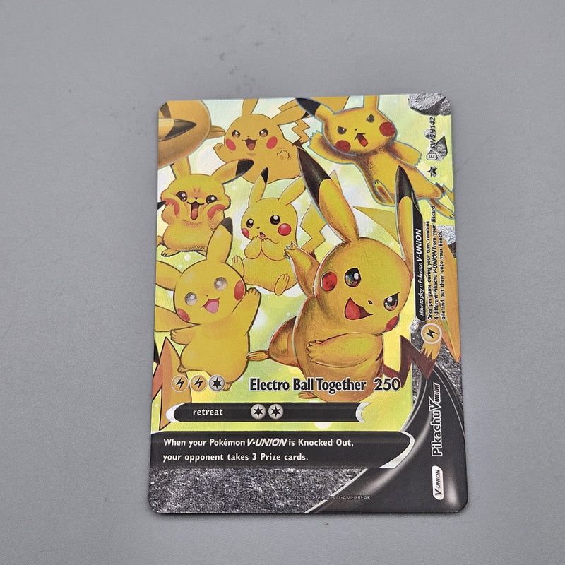 Pikachu V Union SWSH142 Black Star Promo Holo Pokemon Celebrations NM