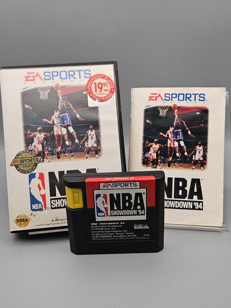 NBA Showdown 94 Sega Genesis CIB Tested EA Sports