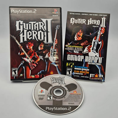 Guitar Hero 2 PS2 PlayStation 2 Complete CIB Refurbished Excellent
