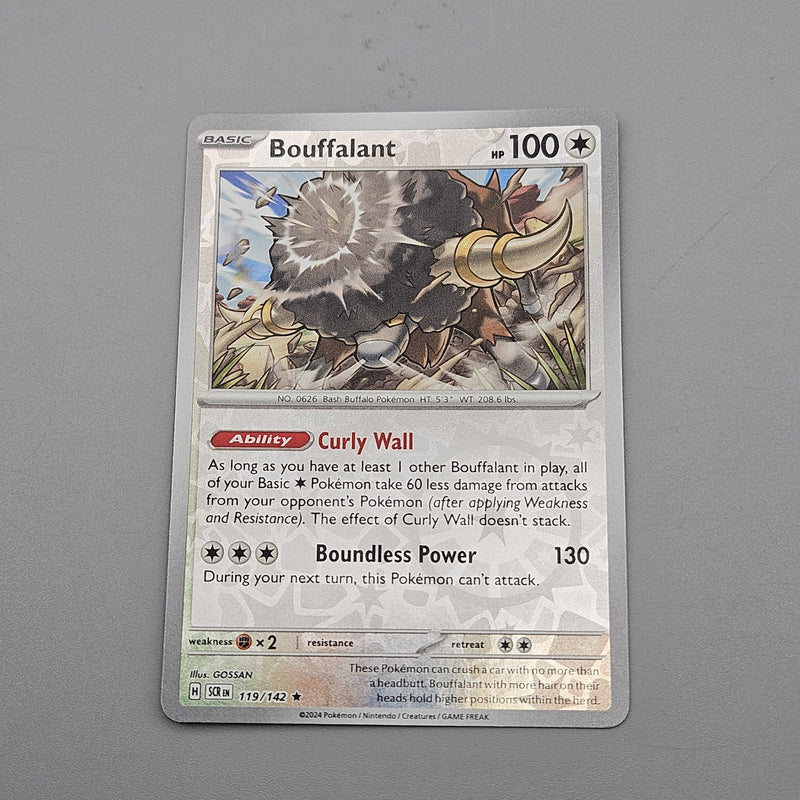 Bouffalant Reverse Holo Rare SV07 Stellar Crown 119/142 NM