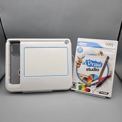 Nintendo Wii U Draw Game Tablet White + uDraw Studio Refurbished Excellent
