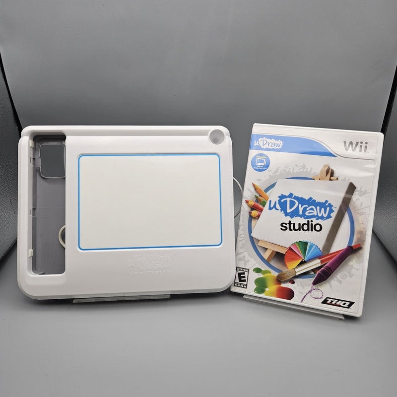 Nintendo Wii U Draw Game Tablet White + uDraw Studio Refurbished Excellent