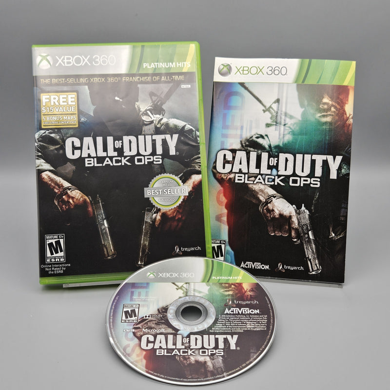 Call of Duty Black Ops Xbox 360 PH Complete Refurbished Excellent