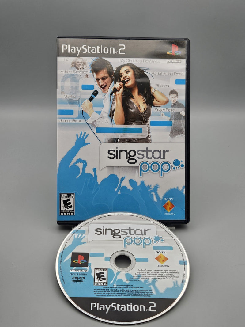 Singstar Pop - PlayStation 2 PS2 Sony No Manual Tested Refurbished Very Good