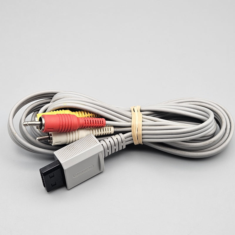 Nintendo Wii AV Cable (RVL-009) OEM RCA Audio/Video Cord for Wii & Wii U Refurb