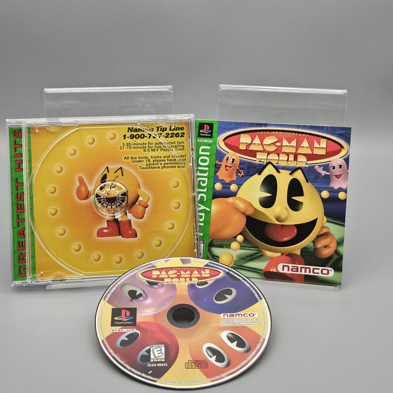 Pac-Man World GH Playstation PS1 Complete CIB Refurbished Excellent