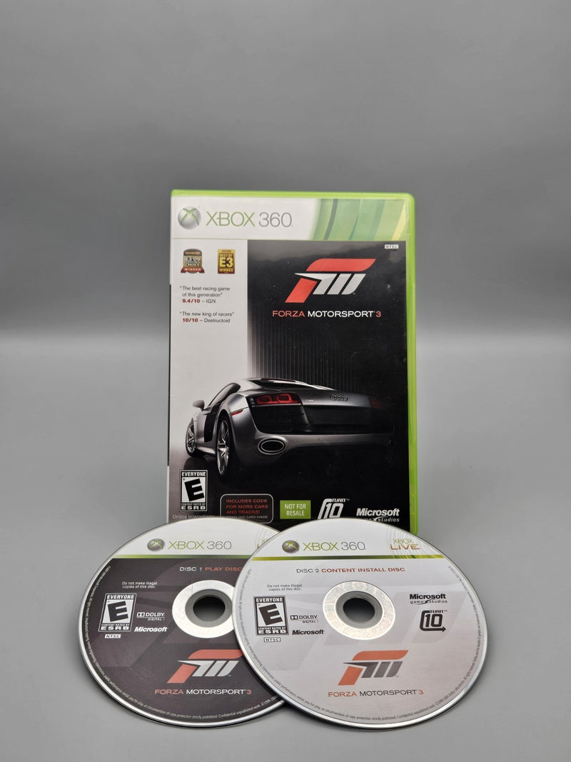Forza Motorsport 3 [Not for Resale] Xbox 360 - No Manual Tested Refurbished