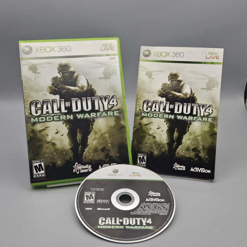 Call of Duty 4 Modern Warfare Xbox 360 Complete Refurbished Excellent