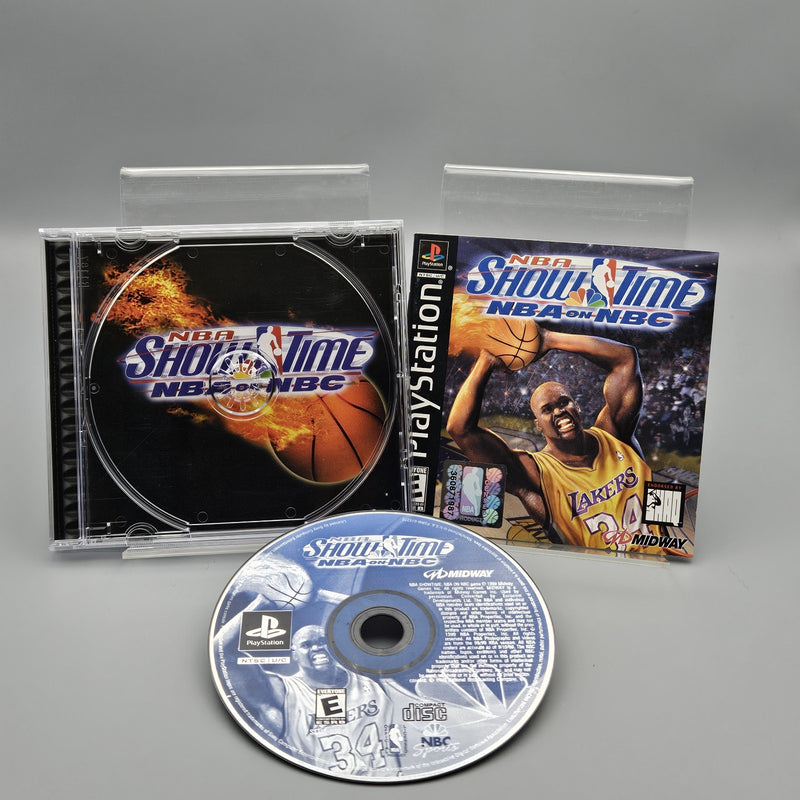 NBA Showtime NBA On NBC PS1 Black Label  CIB Tested Refurbished Excellent