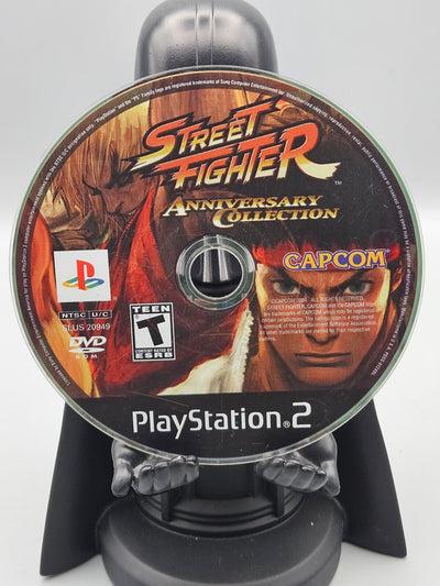 Street Fighter Anniversary Playstation 2 PS2 Disc Only Tested Capcom