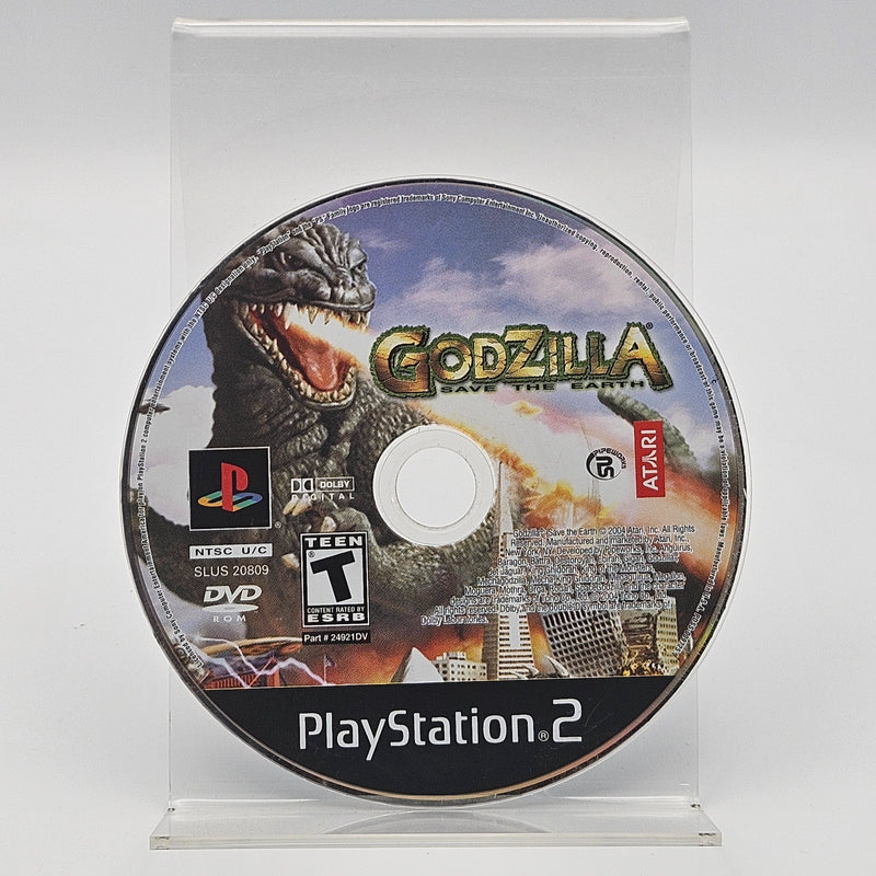 Godzilla Save the Earth PS2 PlayStation 2 Disc Only Refurbished Excellent