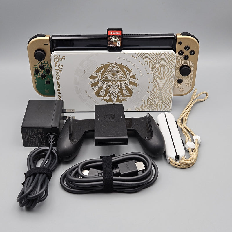 Legend of Zelda Tears of the Kingdom Nintendo OLED Switch Console Excellent