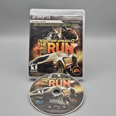 Need For Speed The Run Limited Edition PlayStation 3 PS3 No Manual Very Good