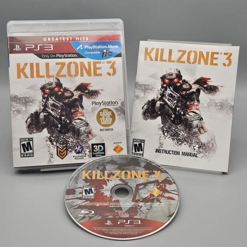 Killzone 3 PS3 PlayStation 3 Complete Refurbished Excellent