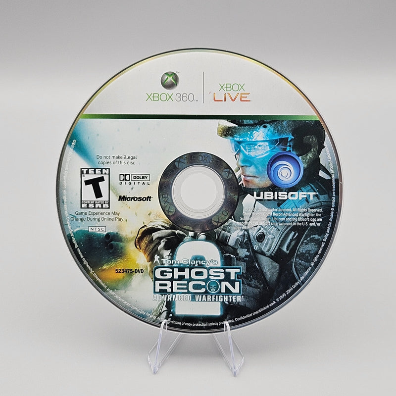 Tom Clancy's Ghost Recon Advanced Warfighter 2 Xbox 360 Disc Only Excellent