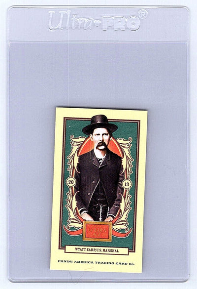 Wyatt Earp Mini Carolina Brights Back Parallel #4- 2013 Panini Golden Age