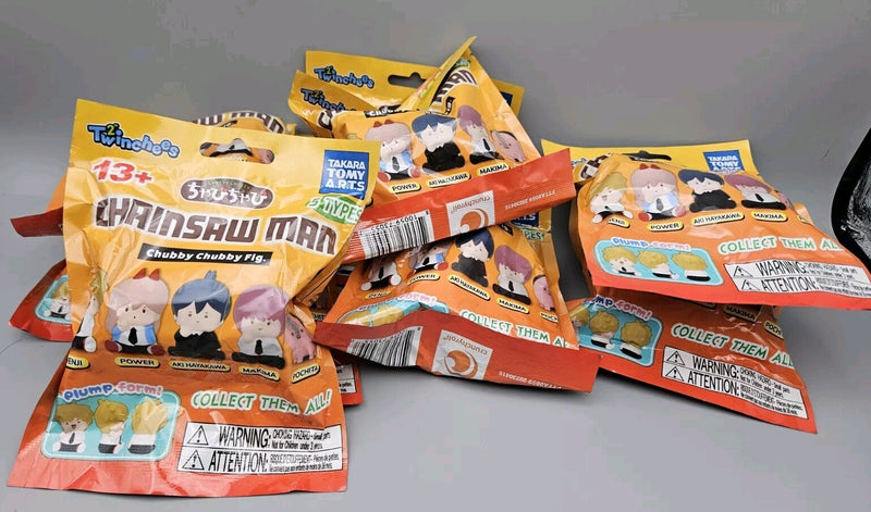 Chainsaw Man Chubby Chubby Fig 2" Lot Of 10 Twinchees Blind Bags