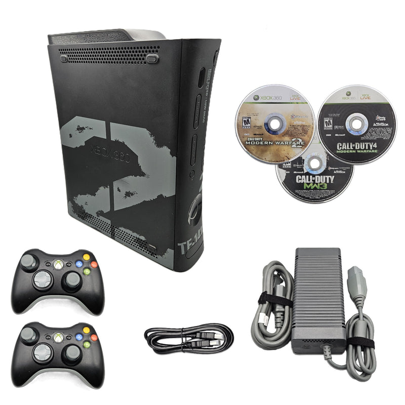 Microsoft Xbox 360 Call of Duty Modern Warfare 2 Console + COD Trilogy Very Good