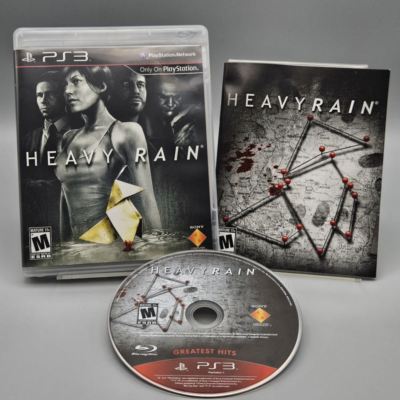 Heavy Rain PS3 PlayStation 3 GH Complete Refurbished Excellent
