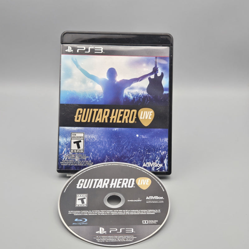 Guitar Hero Live PS3 PlayStation 3 Game Only Complete Refurbished Excellent