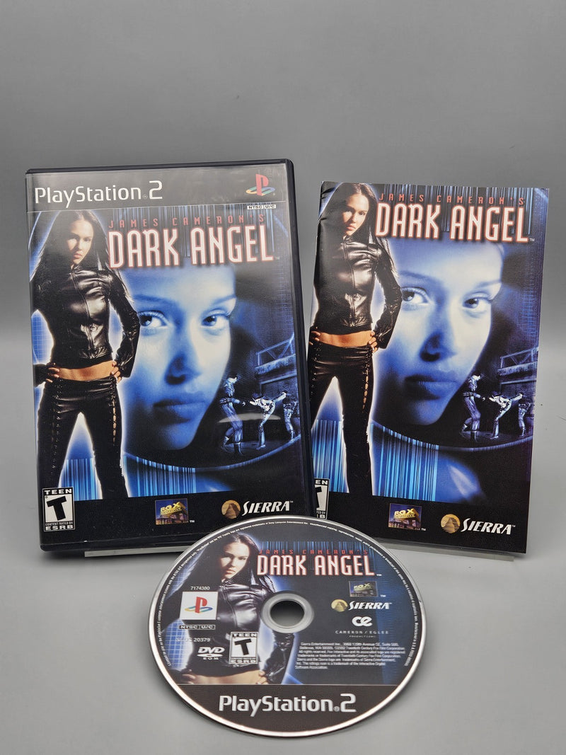 Dark Angel PlayStation 2 PS2 CIB Black Label Tested Refurbished Excellent