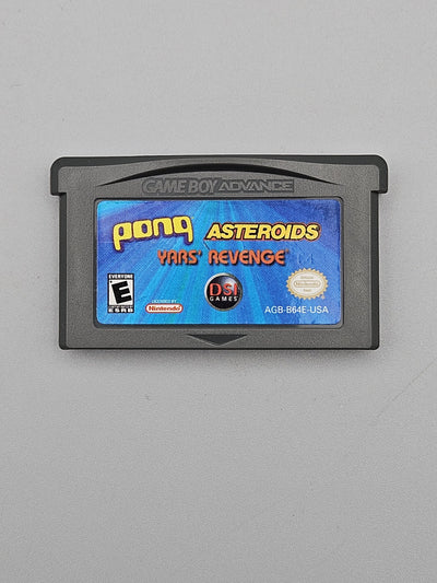 Pong Asteroids Yars' Revenge 3 in 1 Atari Classics GBA Cart Only Tested Excellen