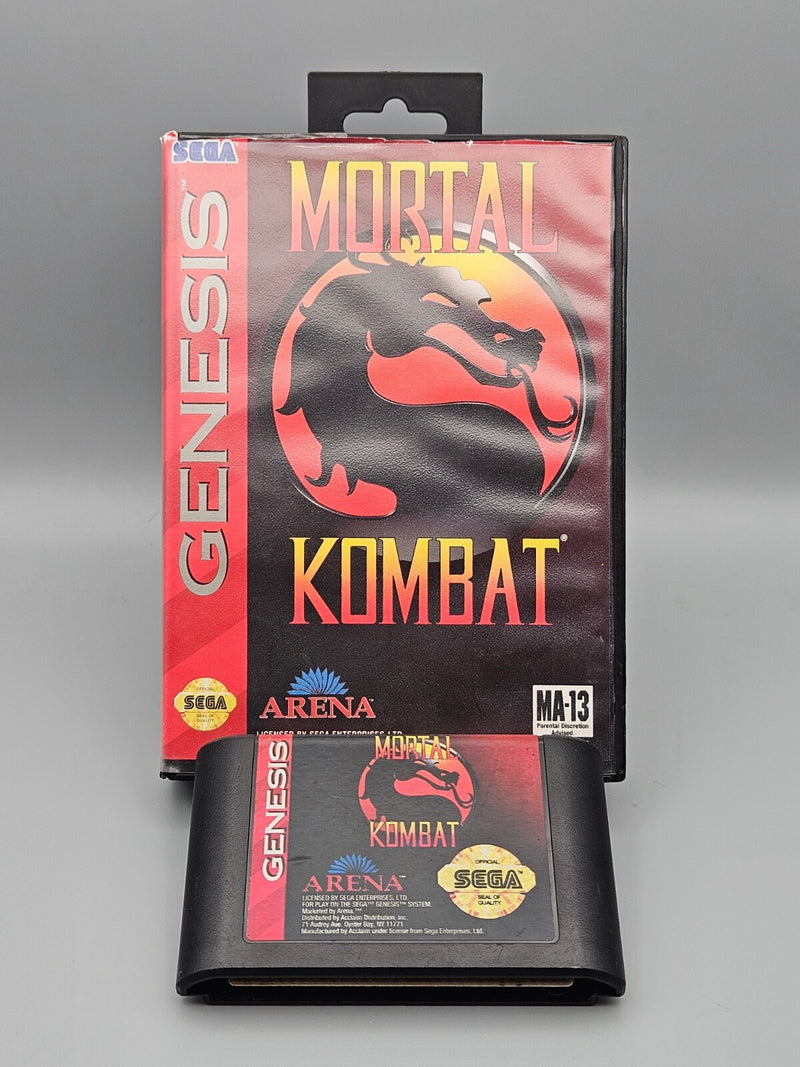 Mortal Kombat Sega Genesis No Manual Tested Arena