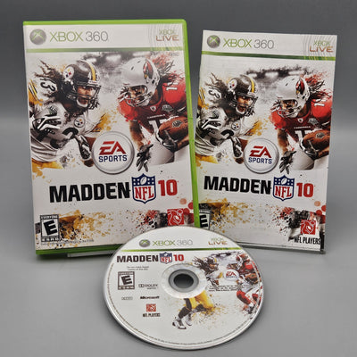 Madden NFL 10 Xbox 360 Complete Refurbished Excellent