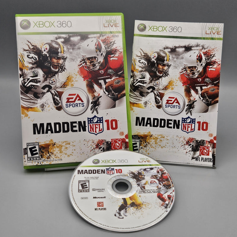 Madden NFL 10 Xbox 360 Complete Refurbished Excellent