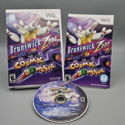 Brunswick Zone Cosmic Bowling Wii Complete Refurbished Excellent