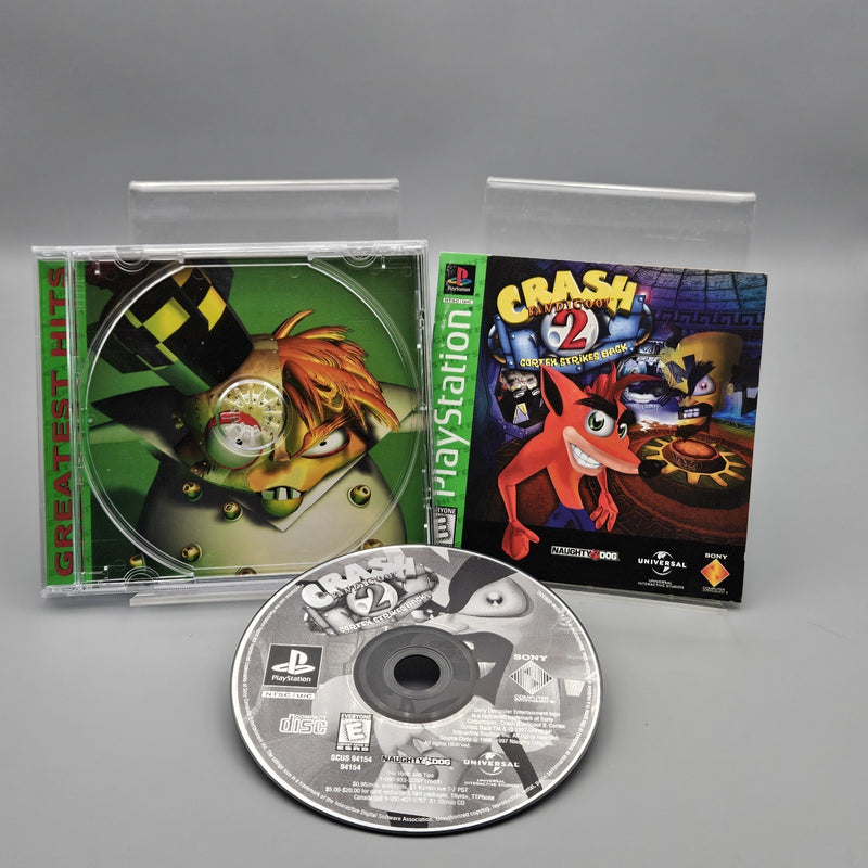 Crash Bandicoot 2 Cortex Strikes Back PS1 PlayStation 1 CIB GH Tested Excellent