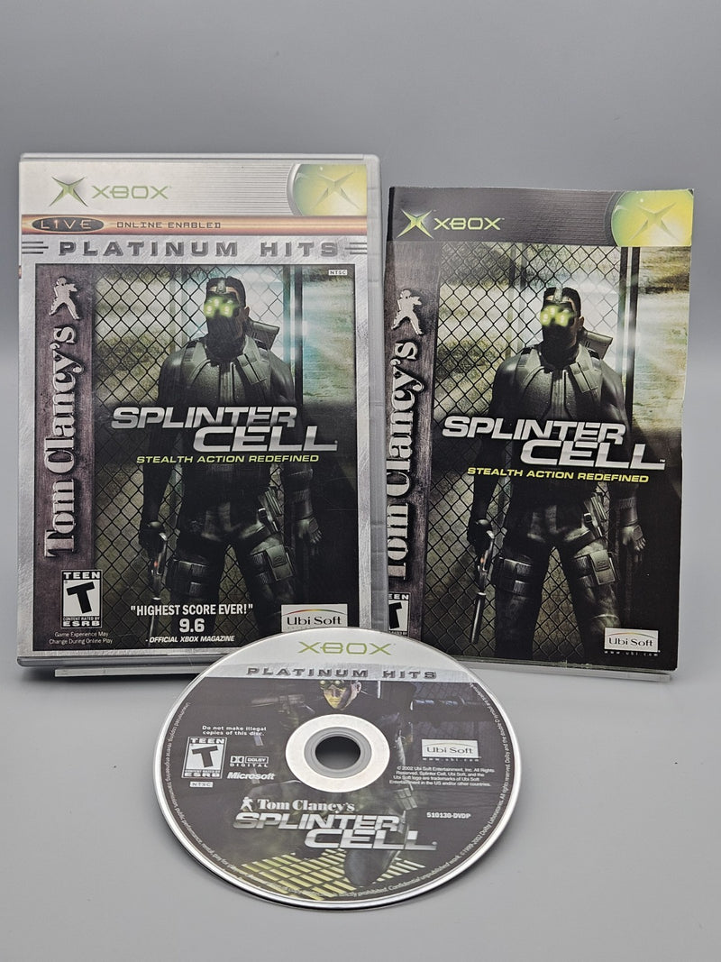 Tom Clancy's Splinter Cell Xbox PH Complete CIB Tested Refurbished Excellent