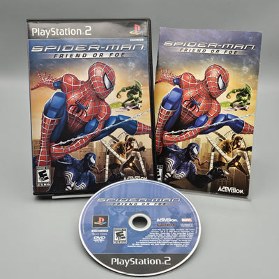 Spider Man Friend or Foe PlayStation 2 PS2 CIB Tested Refurbished Excellent